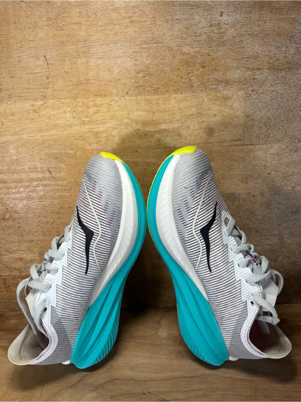 Hoka One One Mach X 2 CUSHIONED Womens Size 7 Running Shoes Sneakers Gray - Picture 6 of 12